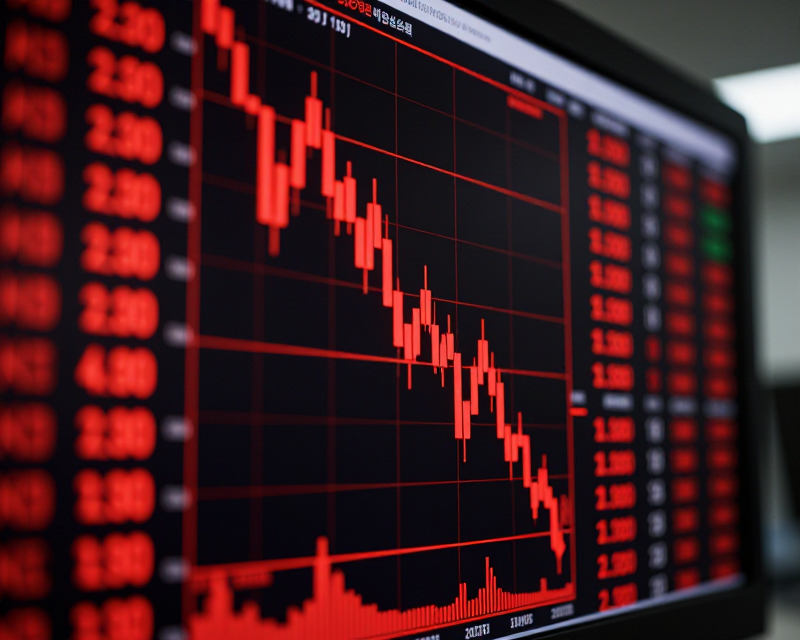 Stock Market Decline Visual