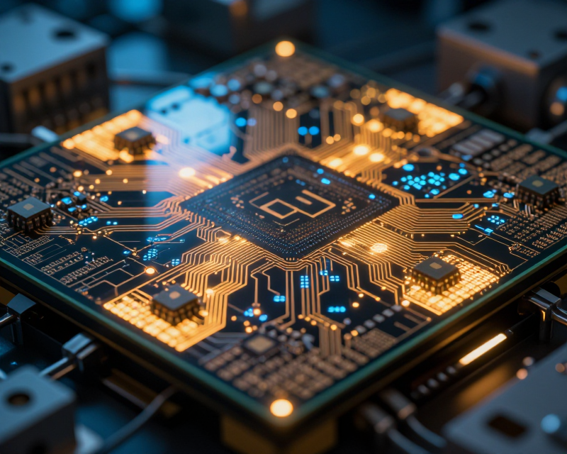 Semiconductor Boom Symbolism