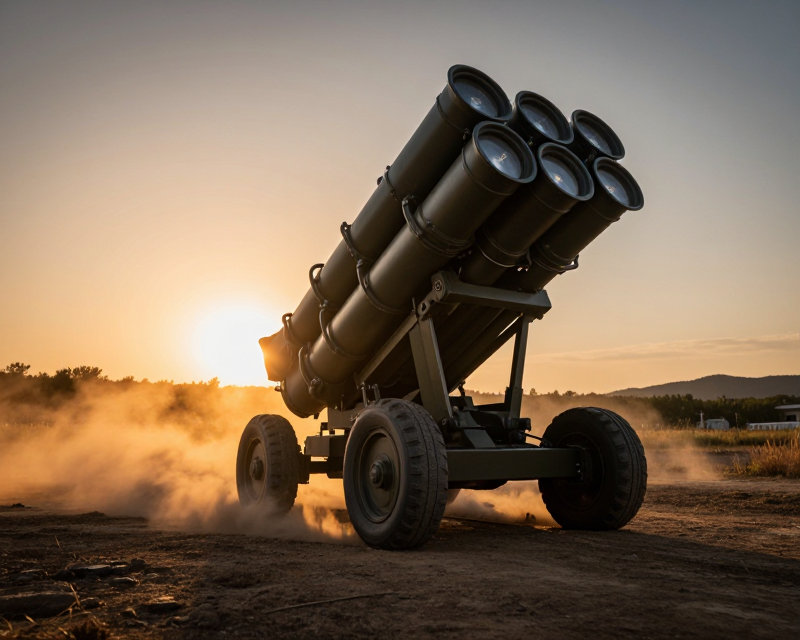 Cinematic Korean MLRS Launch