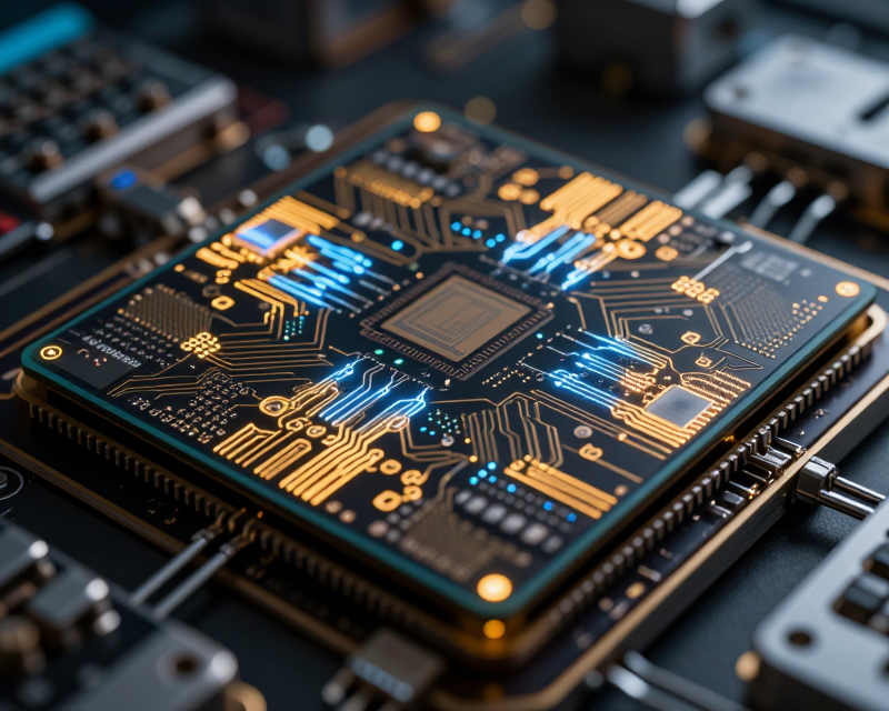 Futuristic AI Semiconductor Technology