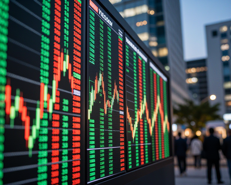 Stock Market Digital Display