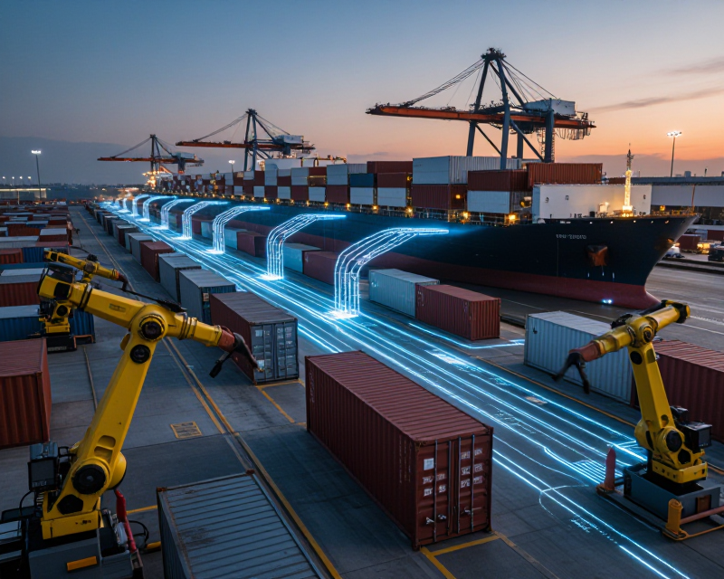 Global Supply Chain Stability Concept