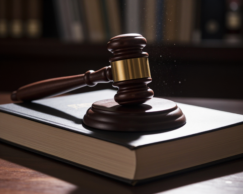 Dramatic Courtroom Gavel