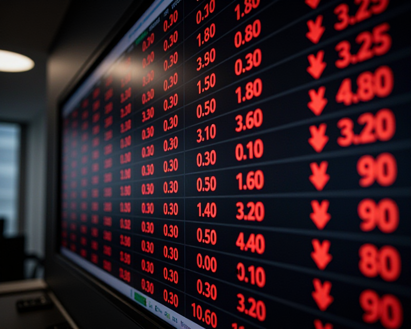 Stock Market Decline Visual