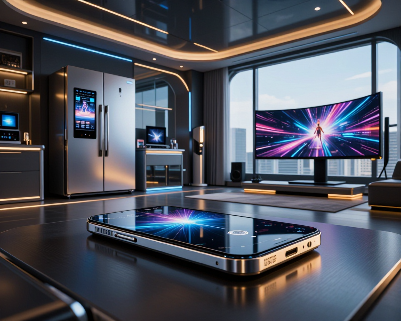 Futuristic Samsung Tech Showcase