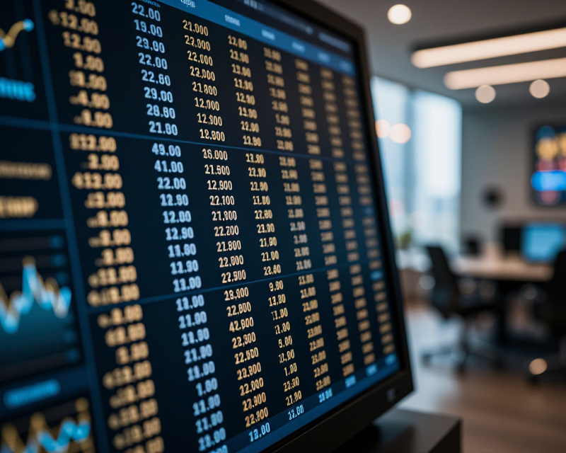 Financial Market Concept