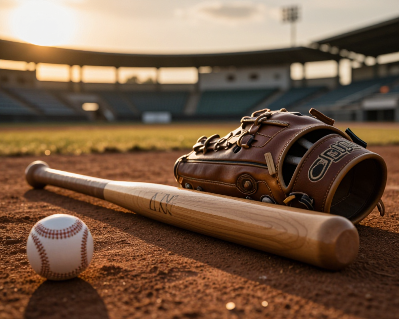 Symbolic Baseball Scene