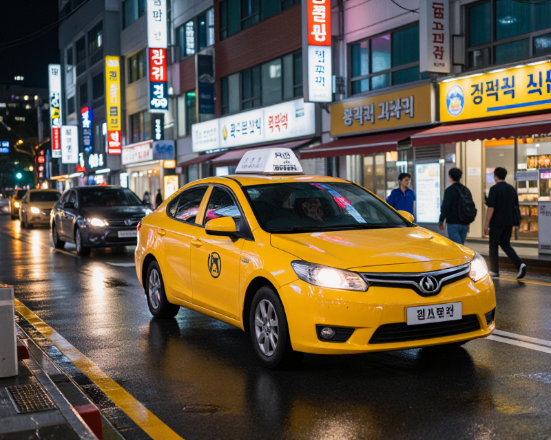 Seoul Night Street