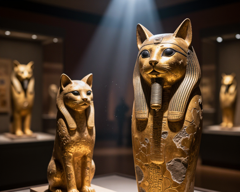 Ancient Egyptian Mystery Exhibition Theme