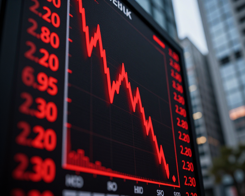 Stock Market Crash Visual